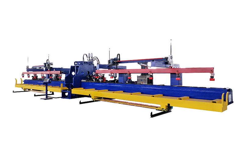 CNC punching production line for heavy truck beam plate, hyd