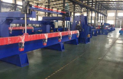 truck long beam three-sided CNC punch production line